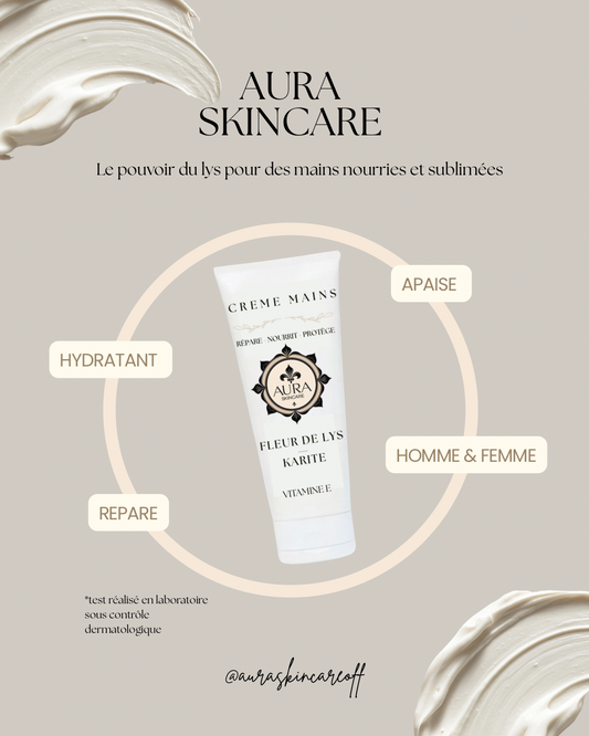 Crème Mains Hydratante à la Fleur de Lys (100g)